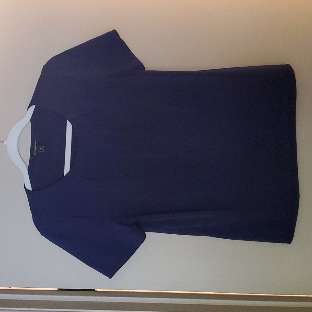 Banana Republic Factory Blouse, Navy, Small